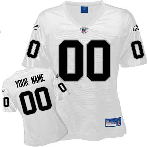 Custom Las Vegas Raiders white jersey