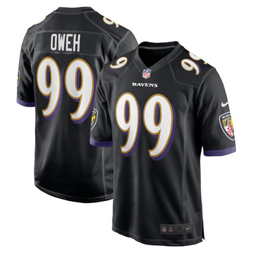 Odafe Oweh Baltimore Ravens black jersey