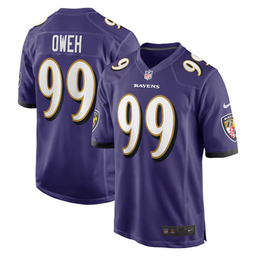 Odafe Oweh Baltimore Ravens purple jersey
