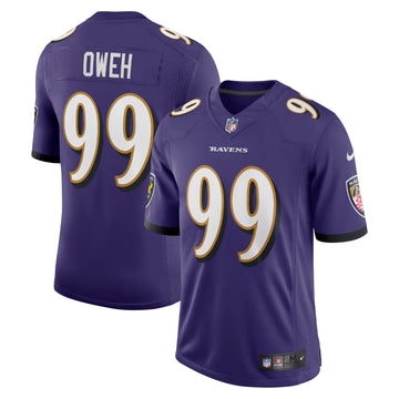 Odafe Oweh Baltimore Ravens purple Limited jersey