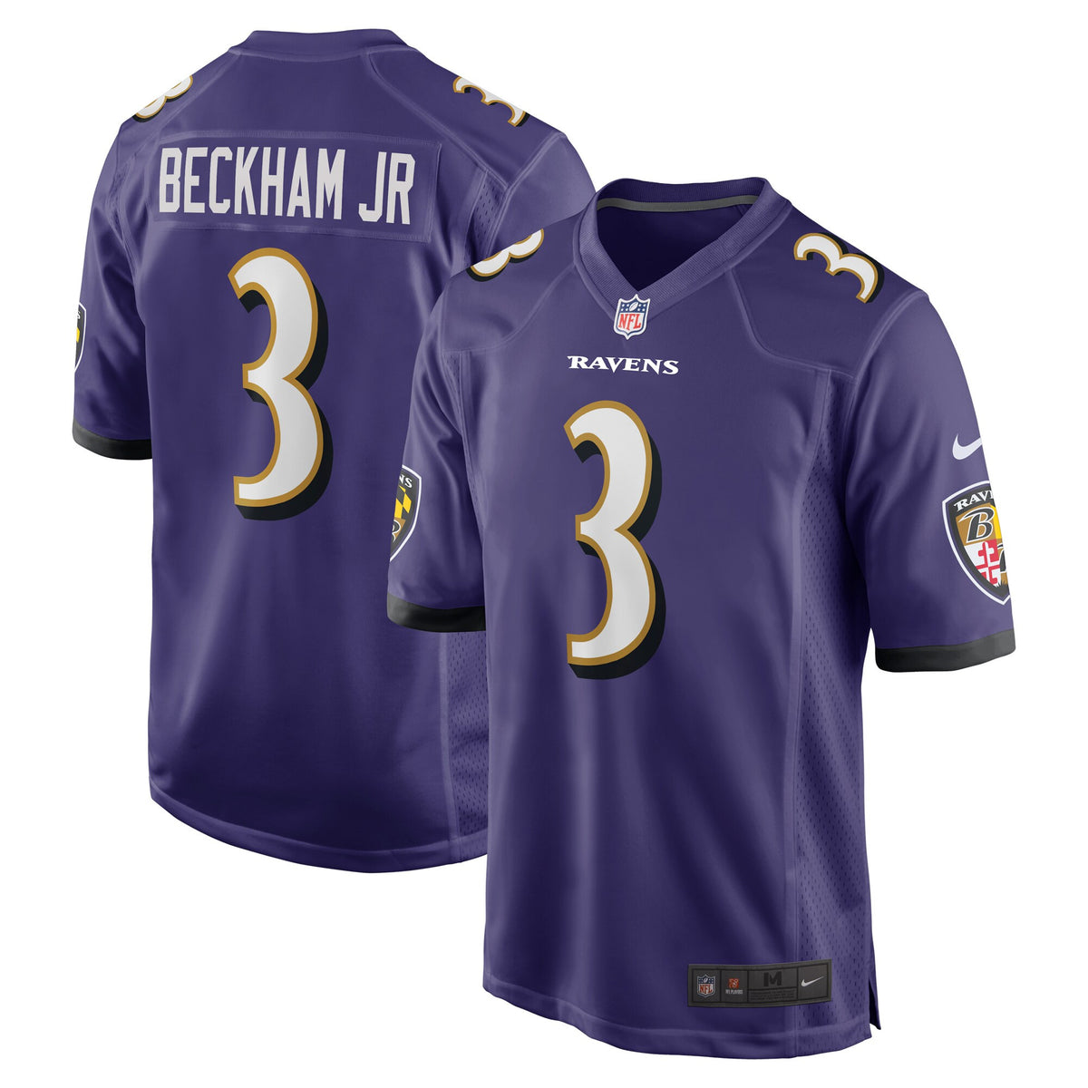 Odell Beckham Jr Baltimore Ravens purple jersey