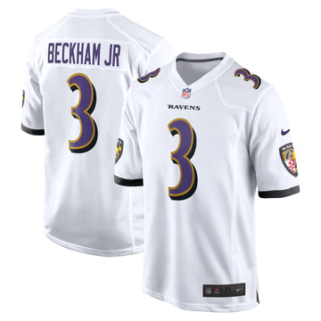 Odell Beckham Jr Baltimore Ravens white jersey