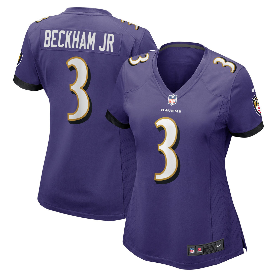Odell Beckham Jr Baltimore Ravens purple jersey