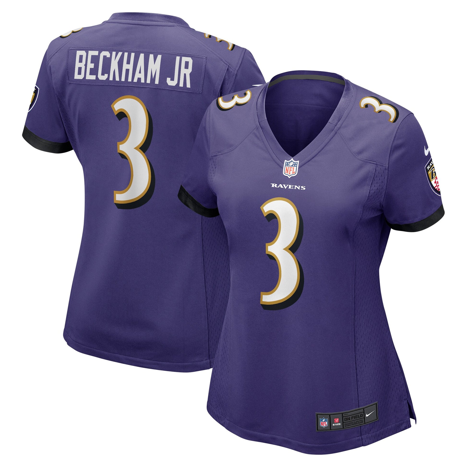 Odell Beckham Jr Baltimore Ravens purple jersey