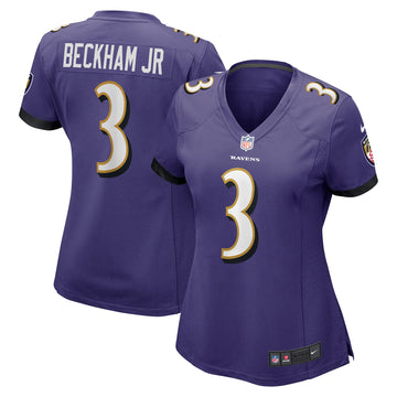 Odell Beckham Jr Baltimore Ravens purple jersey