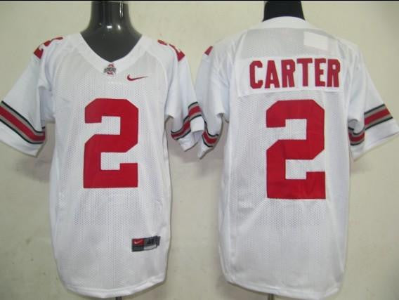 Ohio State Ohio State 2 Carter white jersey