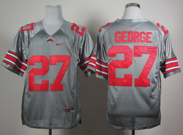 Ohio State Ohio State 27 George grey jersey
