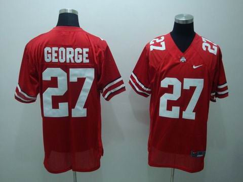Ohio State Ohio State 27 George red jersey