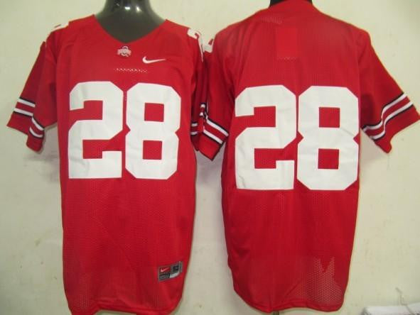 Ohio State Ohio State 28 red jersey