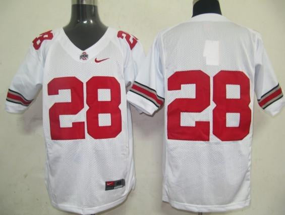Ohio State Ohio State 28 white jersey