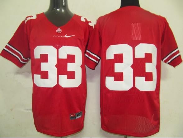 Ohio State Ohio State 33 red jersey