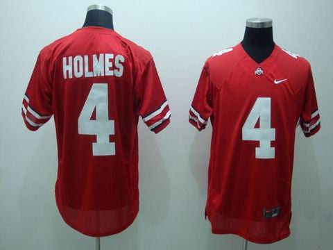 Ohio State Ohio State 4 Holmes red jersey