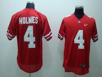 Ohio State Ohio State 4 Holmes red jersey