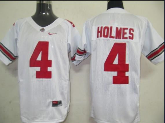 Ohio State Ohio State 4 Holmes white jersey
