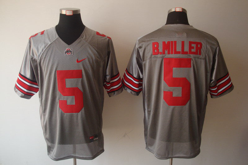 Ohio State Ohio State 5 B.Miller grey jersey