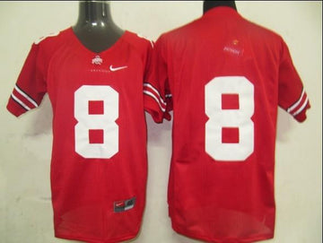 Ohio State Ohio State 8 red jersey