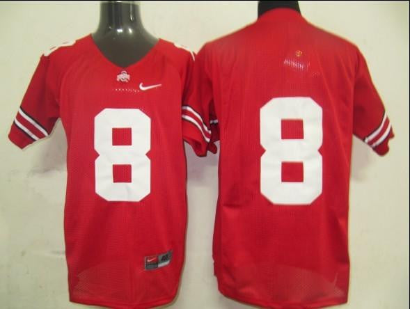 Ohio State Ohio State 8 red jersey