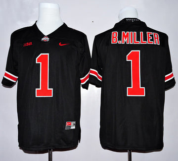 B.Miller Ohio State Buckeyes black jersey