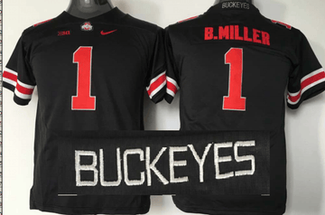 B.Miller Ohio State Buckeyes black jersey