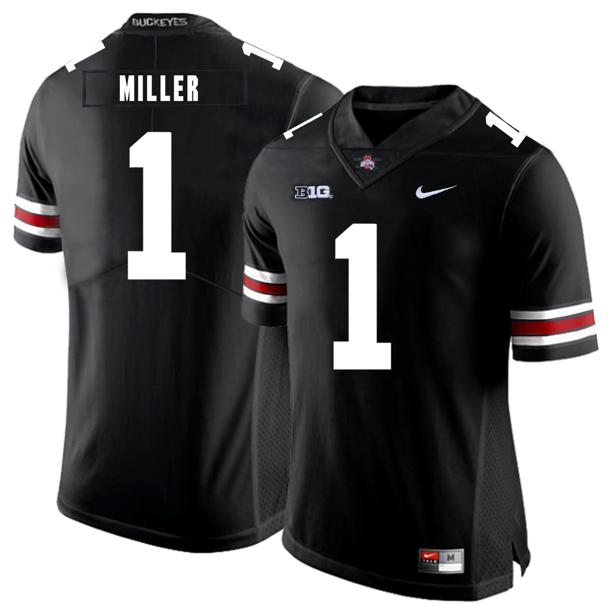 Braxton Miller Ohio State Buckeyes black jersey