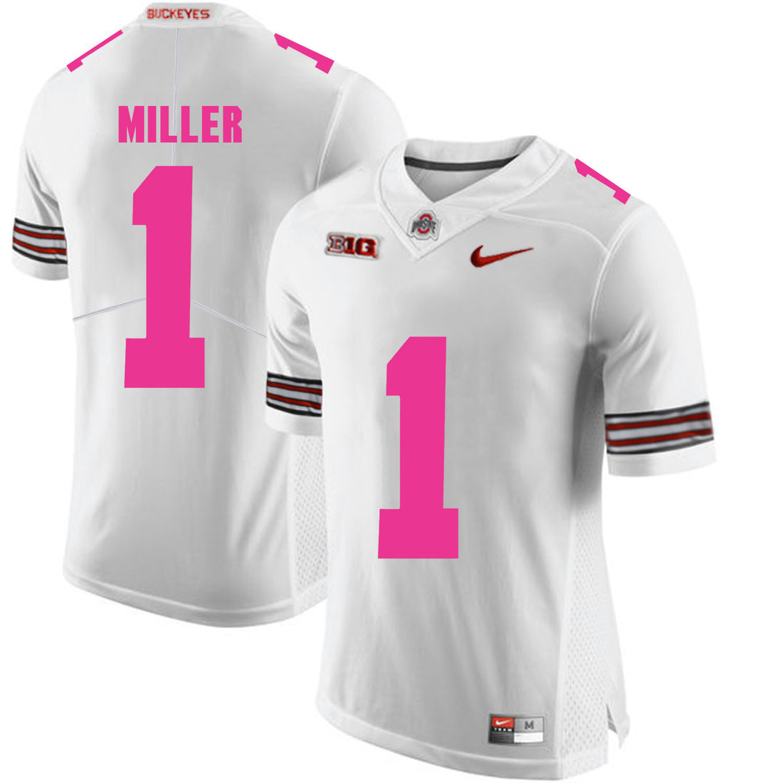 Braxton Miller Ohio State Buckeyes white jersey