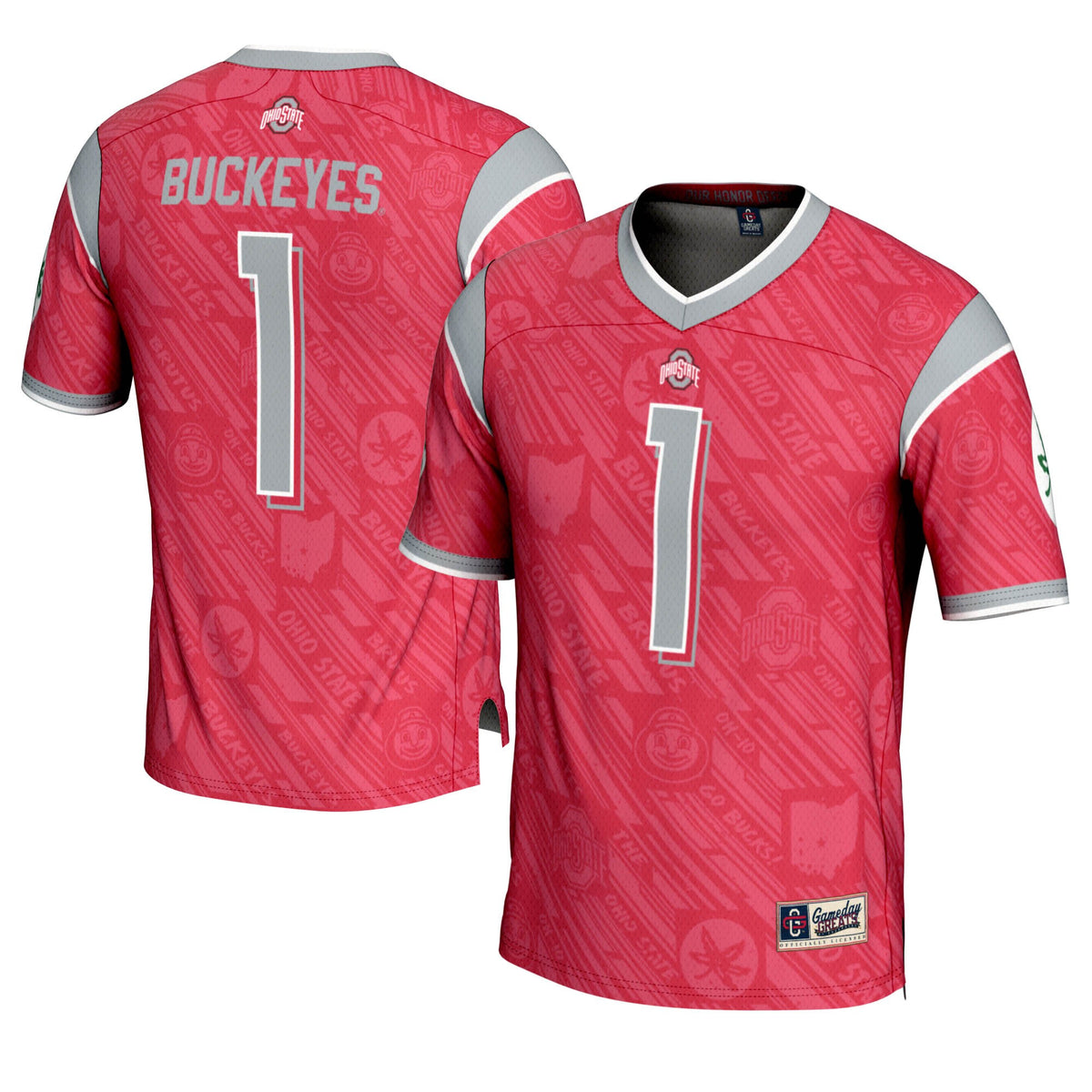 Ohio State Buckeyes scarlet Fashion jersey