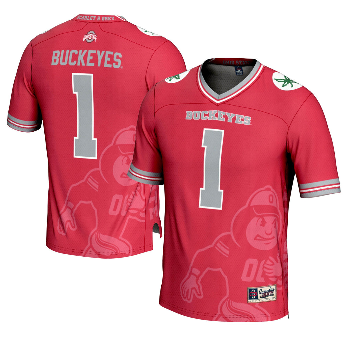 Ohio State Buckeyes scarlet Fashion jersey