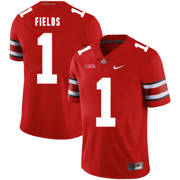 Justin Fields Ohio State Buckeyes red Limited jersey