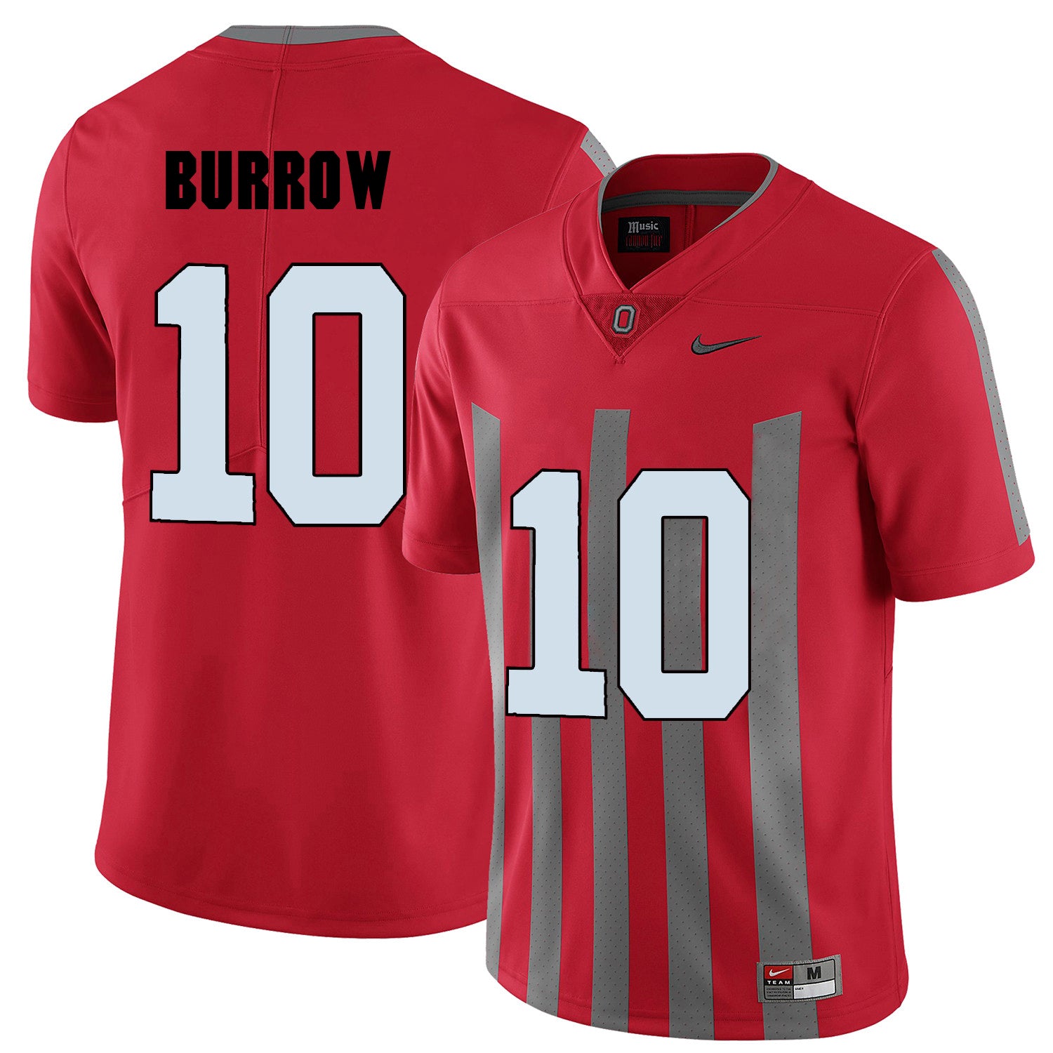 Joe Burrow Ohio State Buckeyes red Elite jersey