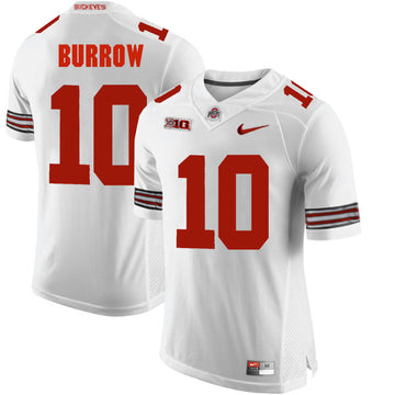 Joe Burrow Ohio State Buckeyes white jersey