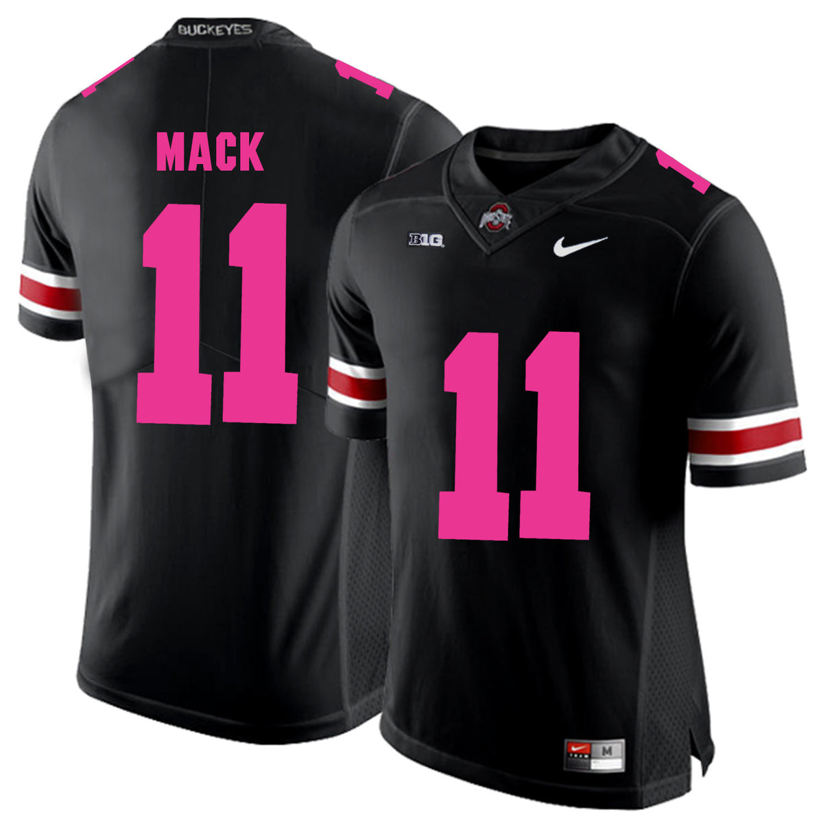 Austin Mack Ohio State Buckeyes black jersey