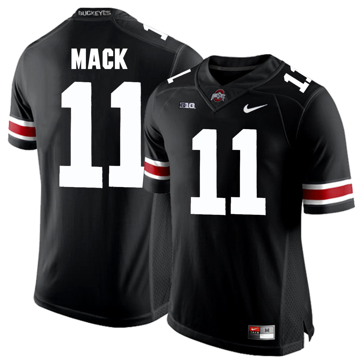 Austin Mack Ohio State Buckeyes black jersey