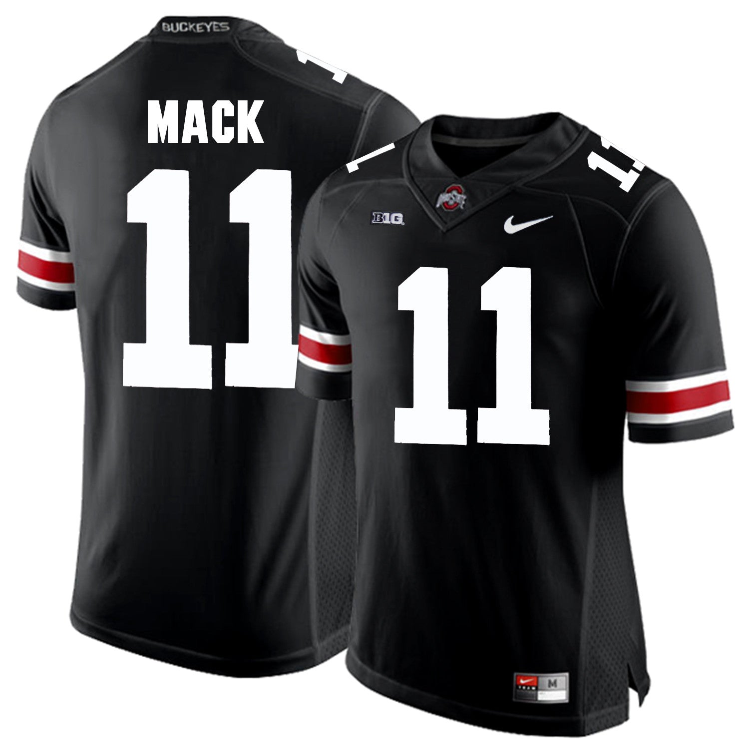 Austin Mack Ohio State Buckeyes black jersey