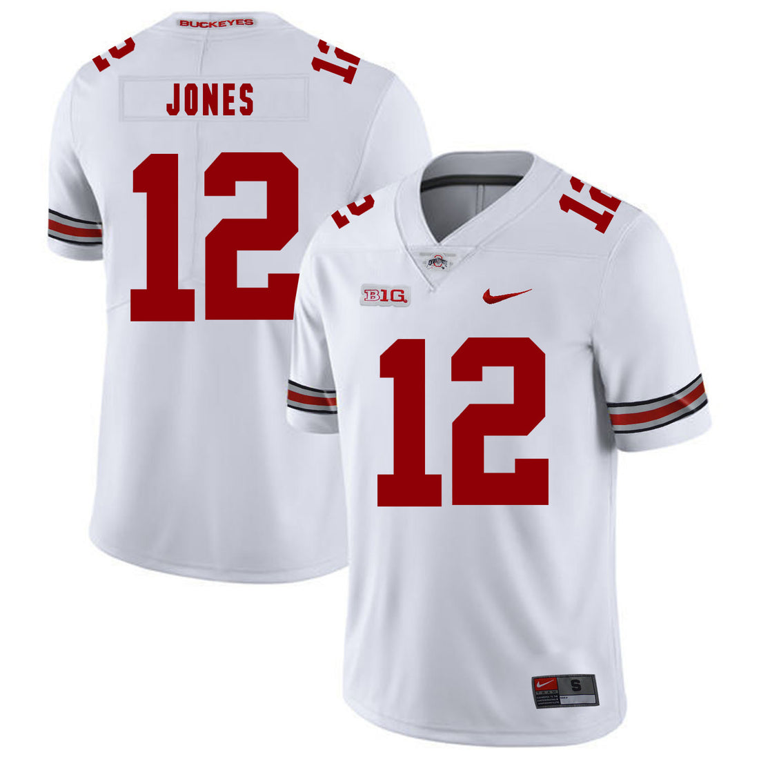 Cardale Jones Ohio State Buckeyes white jersey