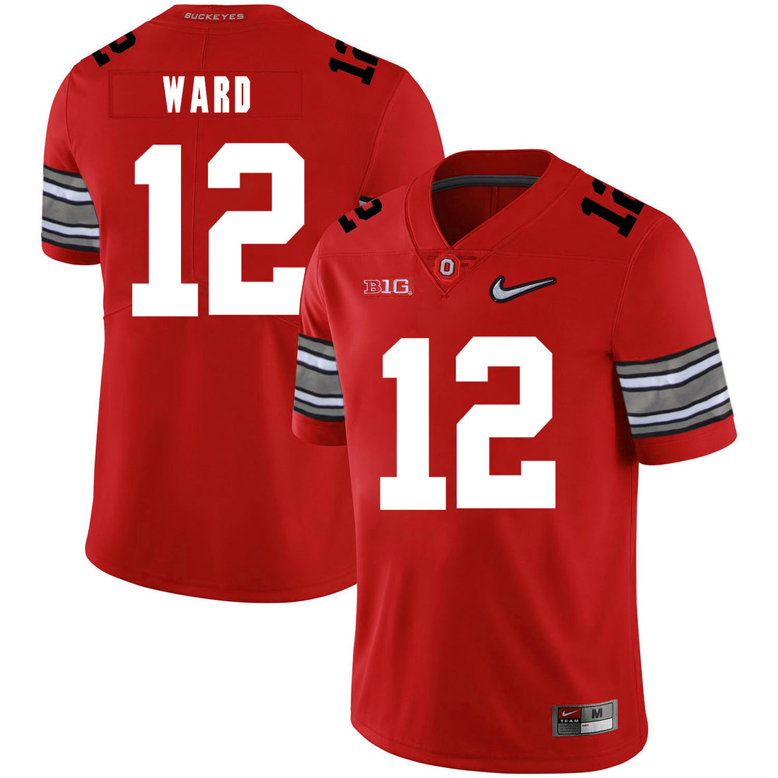 Denzel Ward Ohio State Buckeyes red jersey