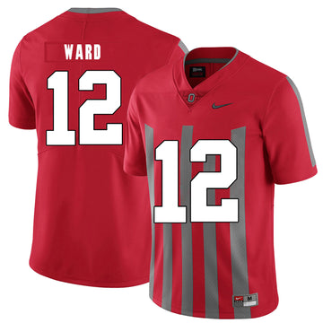 Denzel Ward Ohio State Buckeyes red Elite jersey