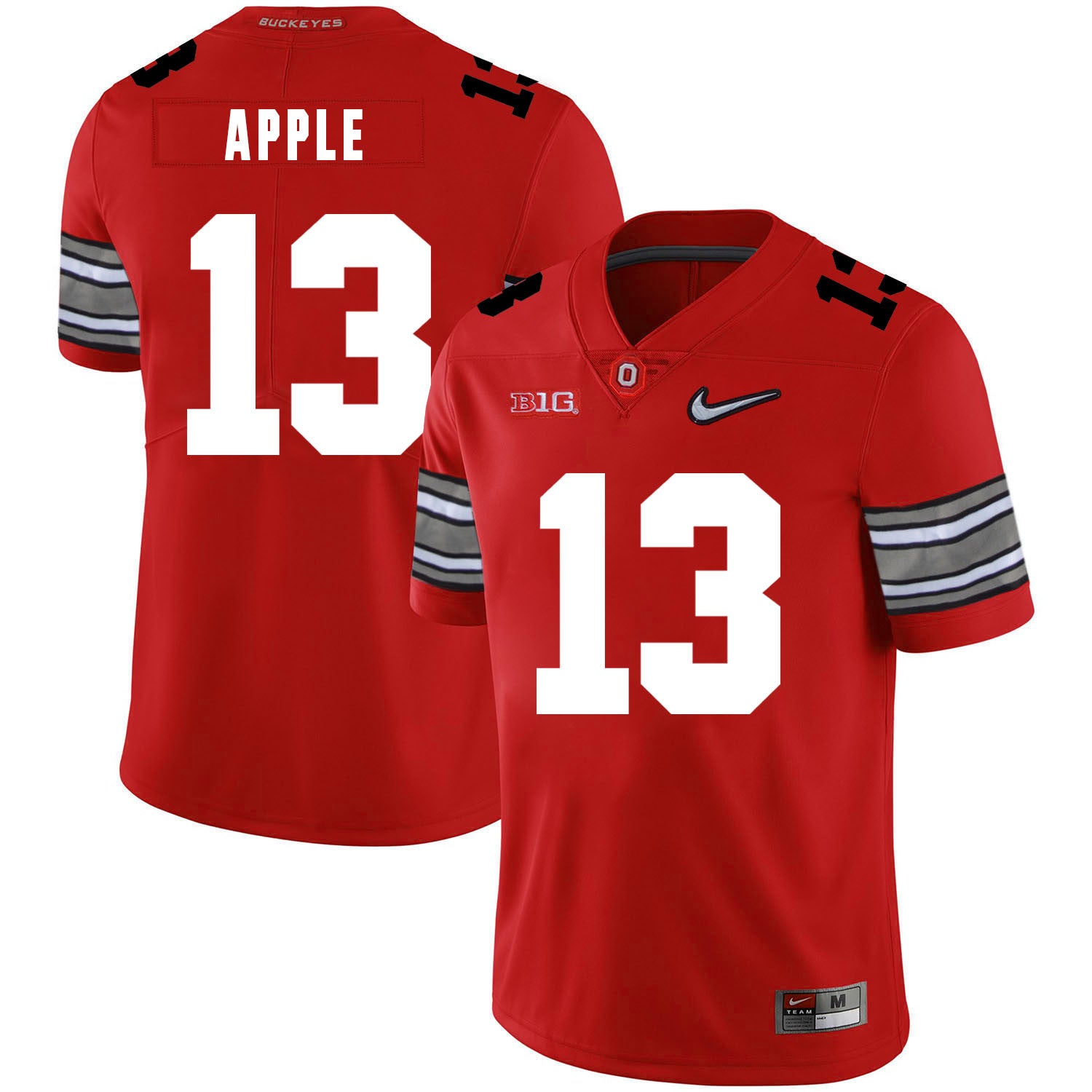 Eli Apple Ohio State Buckeyes red jersey