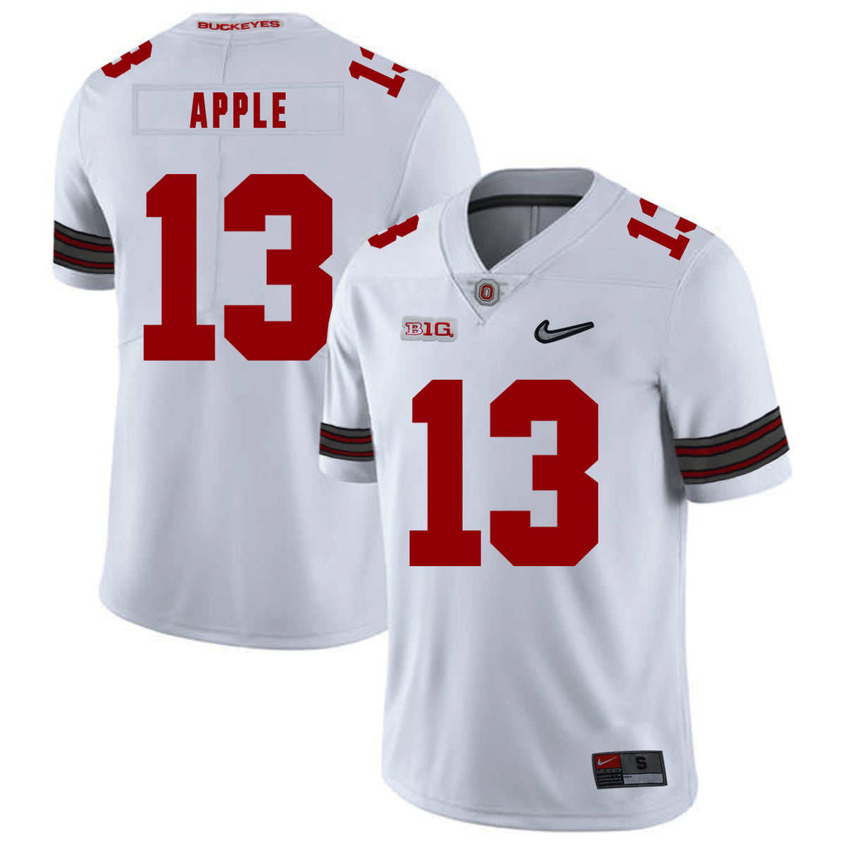 Eli Apple Ohio State Buckeyes white jersey