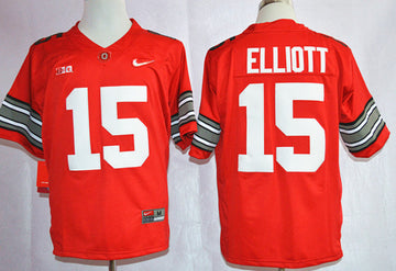 Elliott Ohio State Buckeyes red jersey