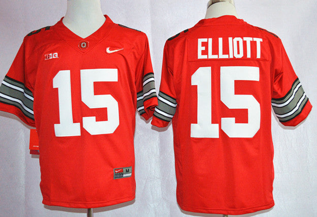 Elliott Ohio State Buckeyes red jersey
