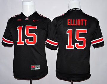 Ezekiel Elliott Ohio State Buckeyes black jersey