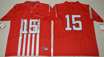 Ezekiel Elliott Ohio State Buckeyes red Throwback jersey