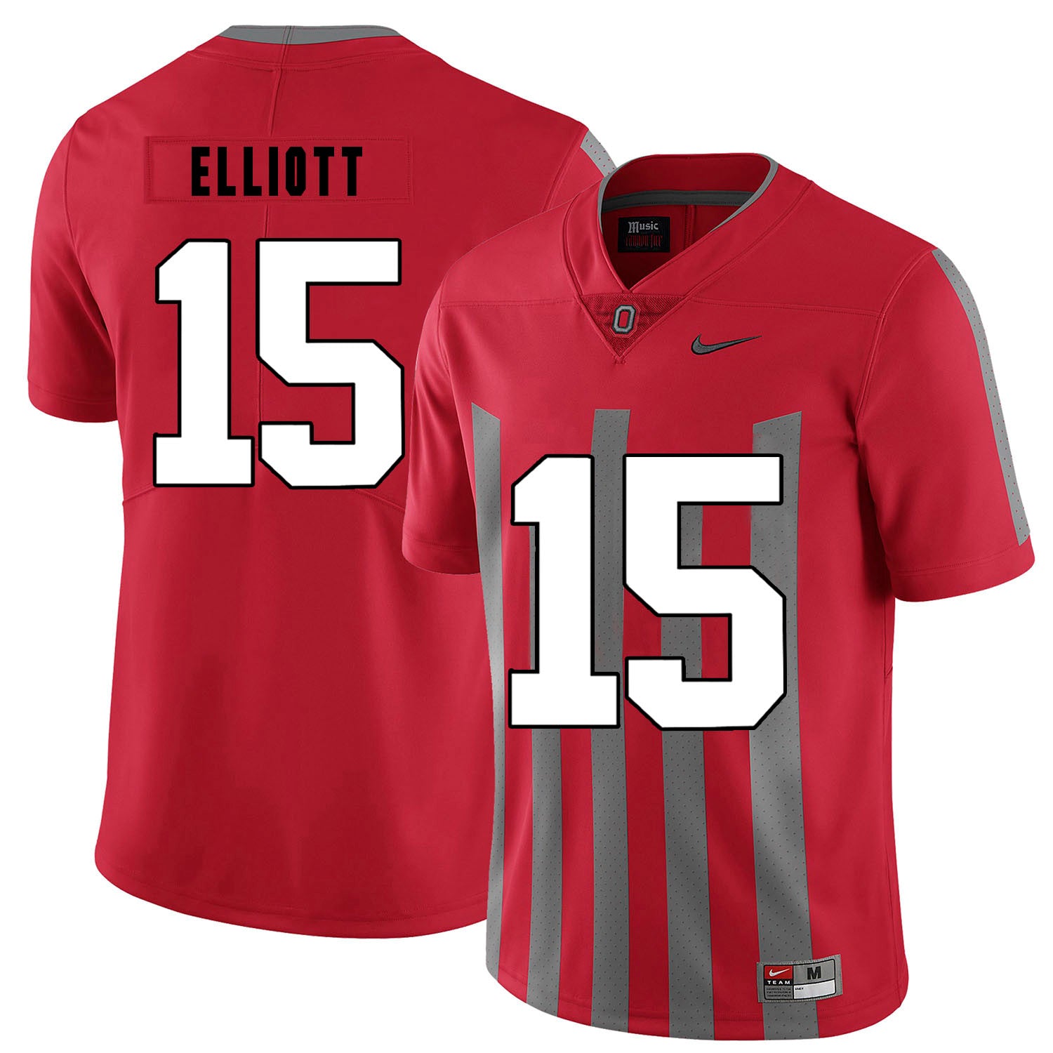 Ezekiel Elliott Ohio State Buckeyes red Elite jersey