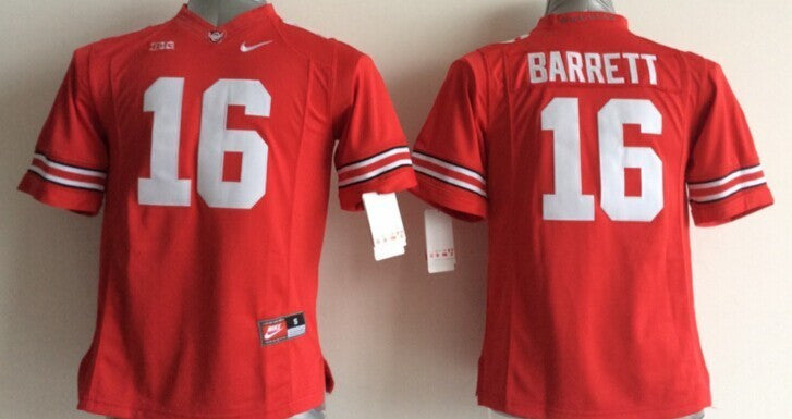 Ohio State Buckeyes red jersey
