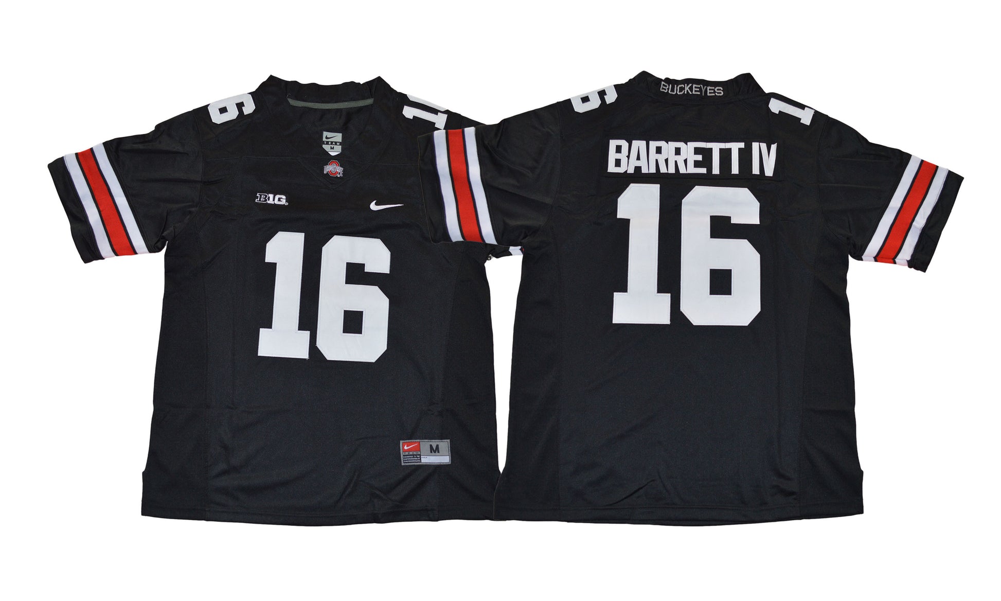 J.T. IV Ohio State Buckeyes black jersey