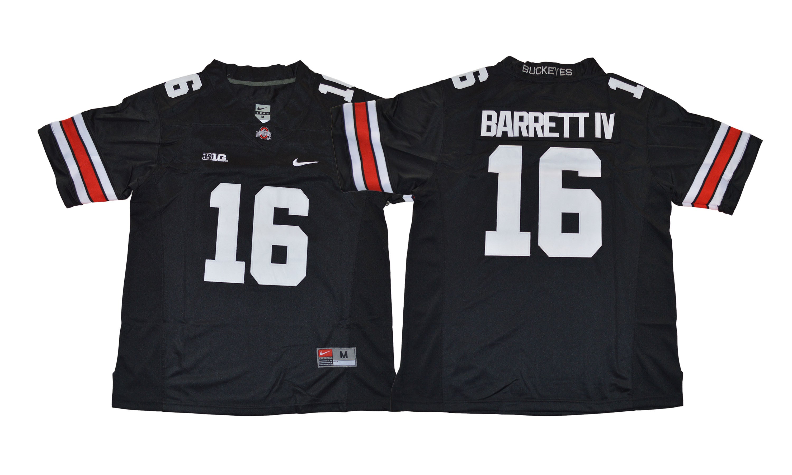 J.T. IV Ohio State Buckeyes black jersey