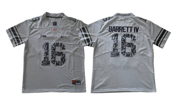 J.T. IV Ohio State Buckeyes gray jersey