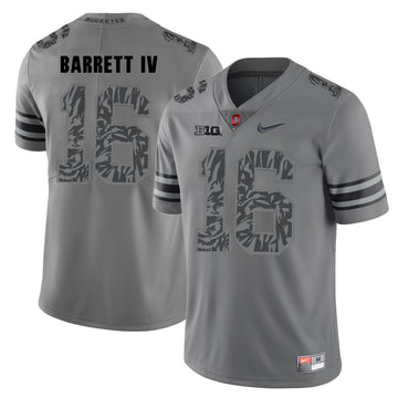 J.T. IV Ohio State Buckeyes gray Shadow jersey