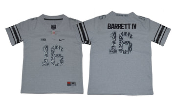 J.T. IV Ohio State Buckeyes gray jersey