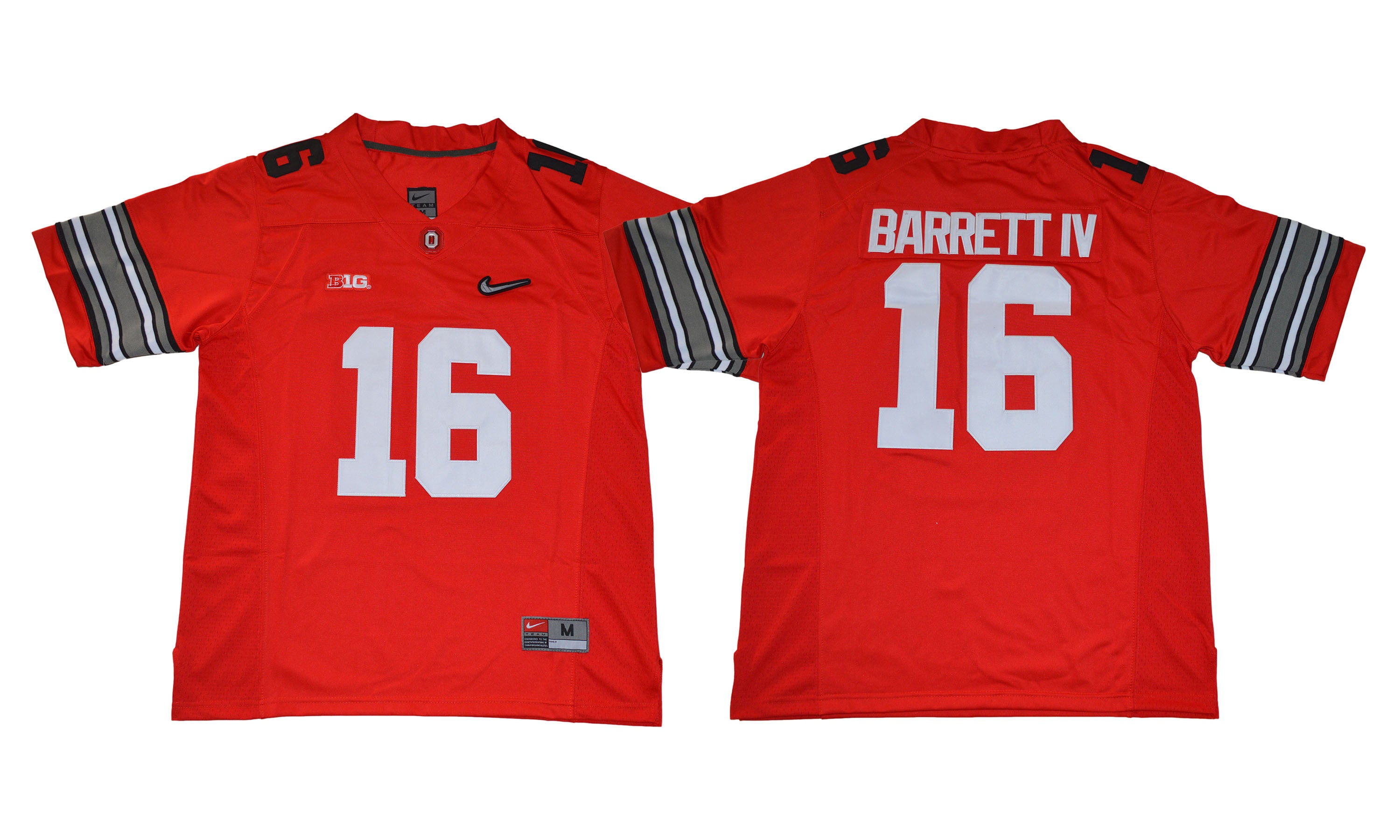 J.T. IV Ohio State Buckeyes red jersey